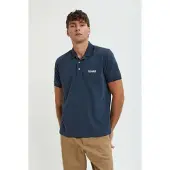 Baracuta für Herren. BRPOL0020UT2769 Polo Logo blau (M), Lässig, Baumwolle, Kurzarm