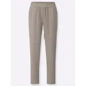Casual Looks Schlupfhose , Damen, Gr. 44, Normalgrößen, beige (taupe), 100% Lyocell, unifarben, Hosen Schlupfhose