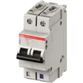 ABB S401M-C25NP Sicherungsautomat C-Char., 25 A, NP, 10 kA, 2P, steckbar geschützter Neutralleiter 2CCS571103R8254