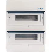 Eaton 280356 ECO Kleinverteiler, Unterputz, 2-reihig, 12 TE, IP40 BC-U-2/24-ECO