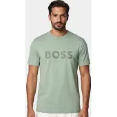 BOSS für Herren. 50553636 Relaxed Fit T-shirt grün (XL), Lässig, Baumwolle, Kurzarm