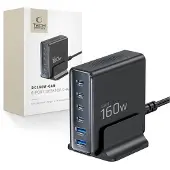 TechProtection Tech Protect DC160W GAN 6 Port 160W WandLadegerät