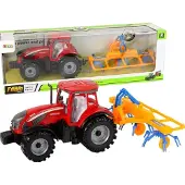 Lean Toys LeanToys Roter Traktor mit Rechenreibungsantrieb