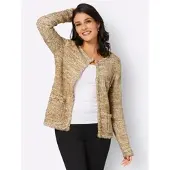 Création L Strickjacke in champagner | Gr.: 46
