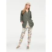 HEINE Longbluse in khaki | Gr.: 42
