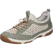 Rieker Sportliche Slipper Damen 32313933303831 Grün 40 EU