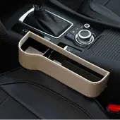 Alle Hersteller Multifunktions-Leder-Speicherbox für Car Seat Side Gap beige Hauptfahrer