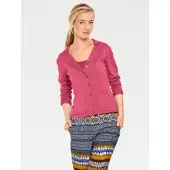 HEINE Feinstrickjacke in pink | Gr.: 38