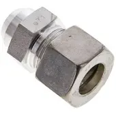 Tameson 20S & 26mm Edelstahl-Kompressionsverschraubung mit Schweißende 250 bar ISO 8434-1