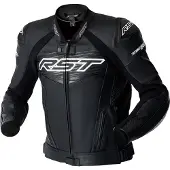 Rapid Suspension Technology RST Motorradjacke 103635 aus Leder, Weiß, AAA-, mit D3O Protektoren und Thermoweste