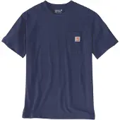 Carhartt T-Shirt Dearborn Relaxed Pocket Herren Navy-XS
