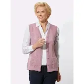 Witt Weiden Strickweste in mauve | Gr.: 48