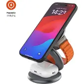 FIXED FIXMPOS-RO-GR, Drinnen, USB, Kabelloses Aufladen, Grau