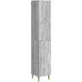 Syfax Schrankset 2 stk. Grau Sonoma Holzwerkstoff