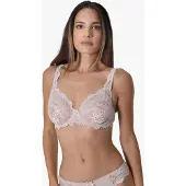 Sassa Bügel-BH "Classic Lace", Damen, Gr. 75, Cup C, beige (natur), Microtouch, Obermaterial: 90% Polyamid, 10% Elasthan, unifarben, normal, BHs Bügel-BH, mit edler Spitze, weiches Futter, elegant