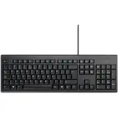 Kensington KB100 EQ, Volle Größe (100%), Kabelgebunden, Schwarz