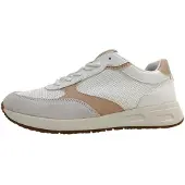 Geox D Bulmya Damenschuhe Schnürschuhe Sportive Weiß Freizeit