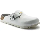 Birkenstock Boston ESD schmale Weite weiss - Größe: 38
