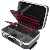 Ks Tools ABS Hartschalenkoffer mit Teleskop-Trolly