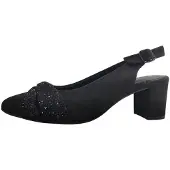 Jana Damenschuhe Halbschuhe Slingpumps Schwarz Freizeit