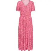 Cream Midikleid "Damen Kleid CRTiah", Damen, Gr. 38, N-Gr, pink (bright pink small flowers), Obermaterial: 100% Viskose CV., Kleider Midikleid