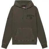 Superdry für Herren. M2014485A Dunkelgraues Tokyo Narrative Loose Hood Kapuzensweatshirt (XL), Lässig, Baumwolle