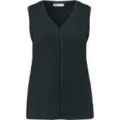 Street One Shirttop mit dekorativem Crochet-Tape, unifarben