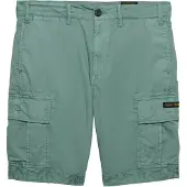Superdry für Herren. M7110485A Ripstop Light Cargo Bermudashorts grün (30), Lässig, Baumwolle