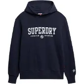 Superdry für Herren. M2012562A Kapuzenpullover Code Core Sport marineblau (S), Lässig, Baumwolle