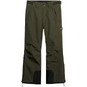Superdry für Herren. MS110181A Lange Skihose Freestyle Core grün (L), Sportlich, Schnee, Recyceltes Polyester, Nachhaltig