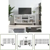 The Living Store TV-Schrank Weiß 103,5x30x50 cm Holzwerkstoff