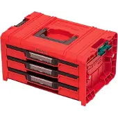 Qbrick System PRO Drawer 3 Werkzeugkiste Profi Expert Red UHD
