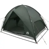 vidaXL Campingzelt mit Regenhaube wasserdicht 3 Personen Olivegrün