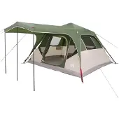 vidaXL Familienzelt Grün 6-Personen Polyester und Stahl