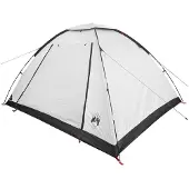 vidaXL Campingzelt 6 Personen Weiß Blackout Polyester und Stahl