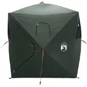 vidaXL Huntingzelt Olivegrün 2-Personen Polyester und Stahl