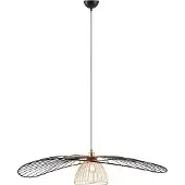 Reality Pendellampe Lauris Ø 100 cm schwarz