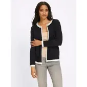 HEINE Strickjacke in schwarz | Gr.: 48