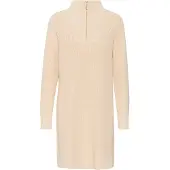 Kaffe Midikleid "Kleid KAlioa", Damen, Gr. XXL, N-Gr, beige (sand dollar), Obermaterial: 50% Baumwolle CO. 50% Polyacryl PAN., Kleider Midikleid