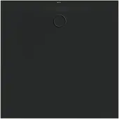 Bette BetteFlat Duschwanne, rechteckig, mit BetteAntirutsch Pro, 1200x1200mm, 3372-035AE, Farbe: Ebony matt