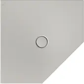 Bette BetteFloor Caro Fünfeck-Duschwanne mit BetteAntirutsch Pro, 900x900mm, 7191-410AE, Farbe: Silver matt