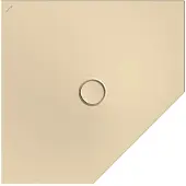 Bette BetteFloor Caro Fünfeck-Duschwanne mit BetteGlasur Plus, 900x900mm, 7191-441PLUS, Farbe: Cream matt