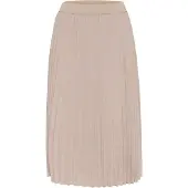 Saint tropez Midirock SAINT TROPEZ "Damen Rock ZlouiseSZ", Damen, Gr. M, beige (dune), Obermaterial: 100% Polyester PES., Röcke Midirock