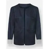 Witt Weiden Lederimitat-Blazer in marine | Gr.: 36