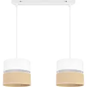 Light11 HOME Hängelampe, Deckenleuchter, Lampenschirm 20 cm, weiß