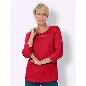 Sieh an! 3/4-Arm-Shirt in rot | Gr.: 52