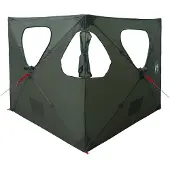 Syfax Huntingzelt Armeegrün 145 x 145 x 150 cm Polyester und Stahl