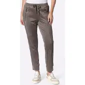HEINE Jogger Pants , Damen, Gr. 34, Normalgrößen, dunkeltaupe, 90% Polyester, 10% Elasthan, unifarben, Hosen Jogger Pants