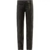 RICANO Lederhose "Lederhose Low Cut", Damen, Gr. L, Länge 34, schwarz, Obermaterial: 100% Lammnappaleder LANA., schmal, Hosen Lederhose, Handgefertigt aus echtem Leder