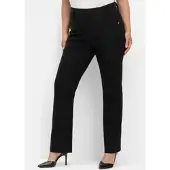 Sheego Stretch-Hose in schwarz | Gr.: 96